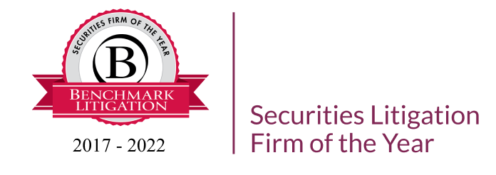 CMB Named Top Securities Litigation Firm by Benchmark Litigation